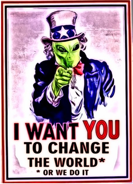 I want you to change the world 
